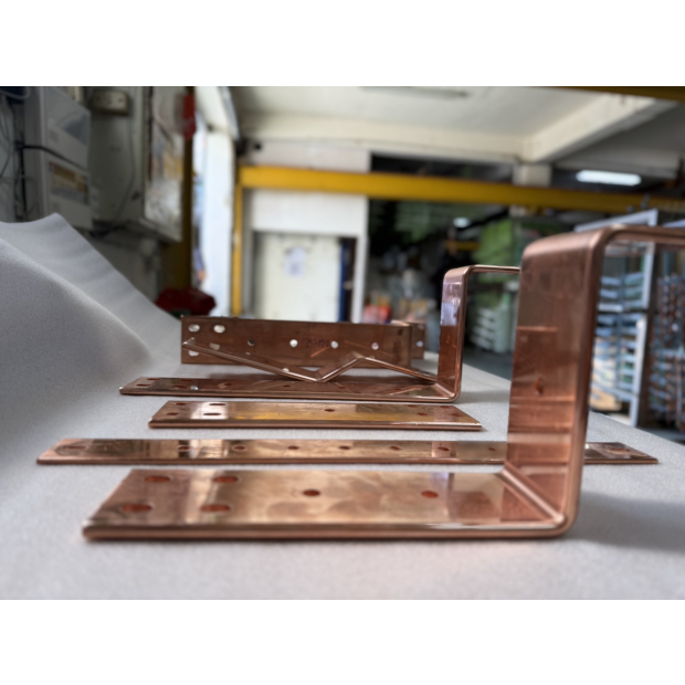 銅牌鍍錫加工－鍍層附著力與錫層均勻性細部特寫