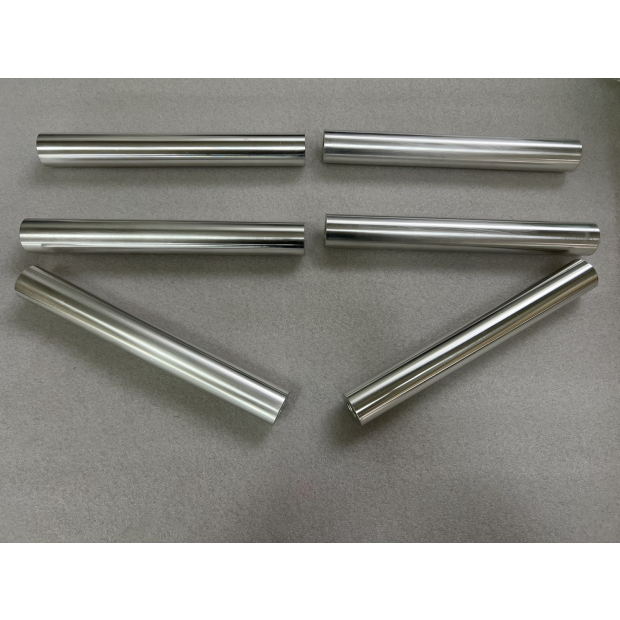 鋁棒鍍錫量產成品 — 表面一致性高、錫層均勻包覆