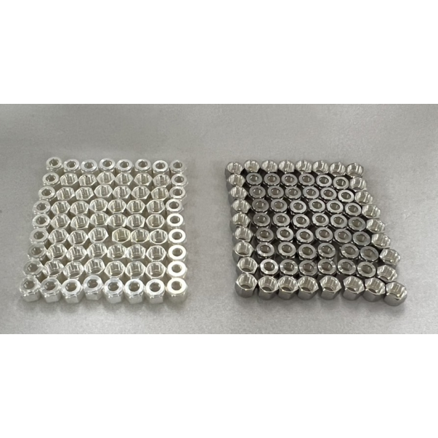 螺帽內牙局部鍍銀