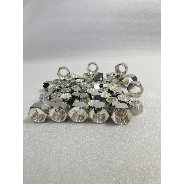 螺帽內牙局部鍍銀