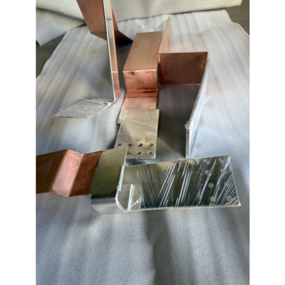 高低壓配電用銅母排－局部鍍錫遮蔽加工細節