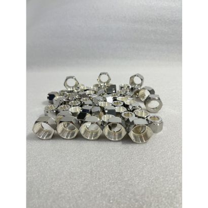 螺帽內牙局部鍍銀 螺帽內牙局部鍍銀